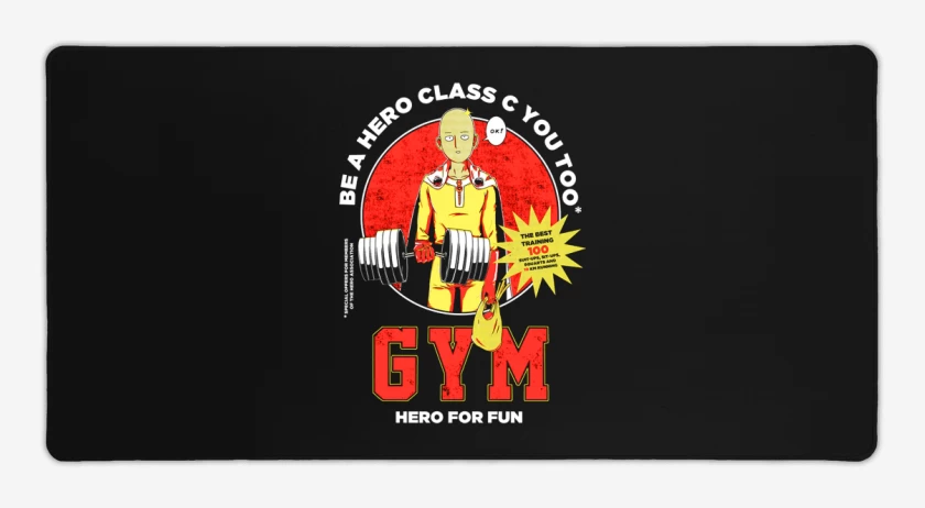 Mouse pad Gamer Saitama hero gym