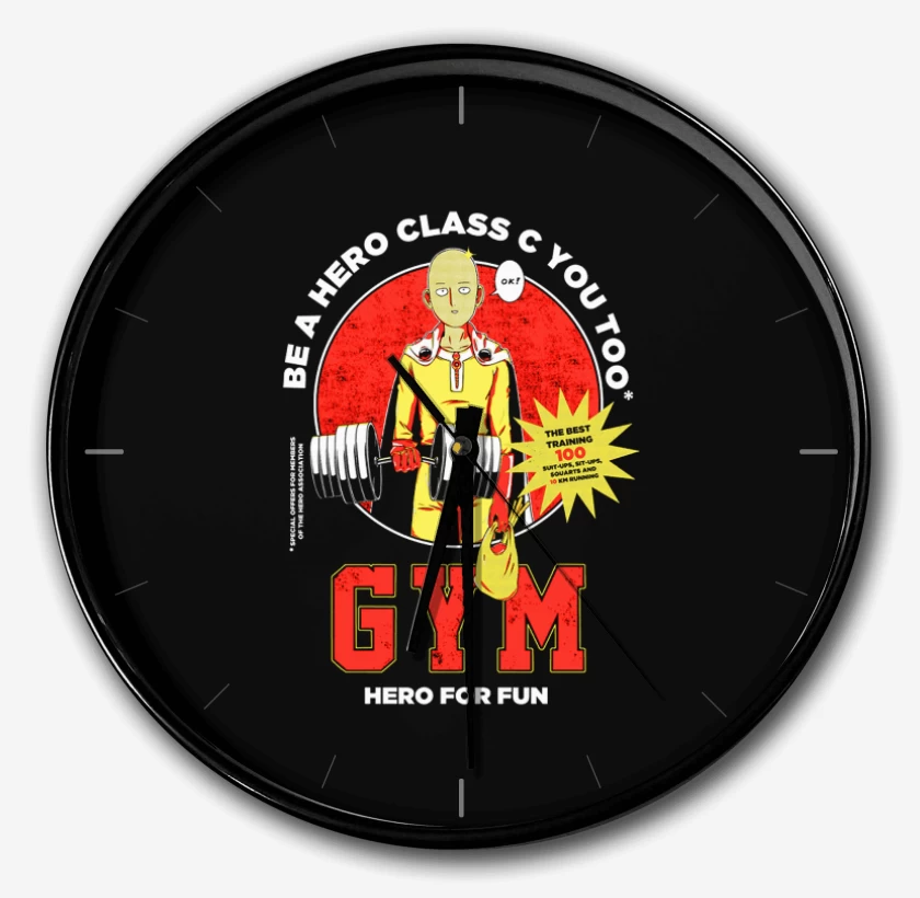 Reloj Negro de Saitama hero gym
