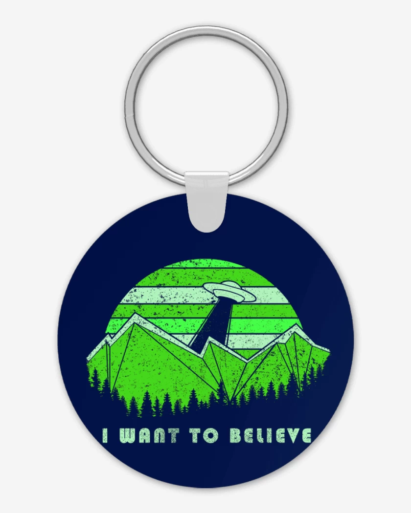 Llavero I want to believe 
