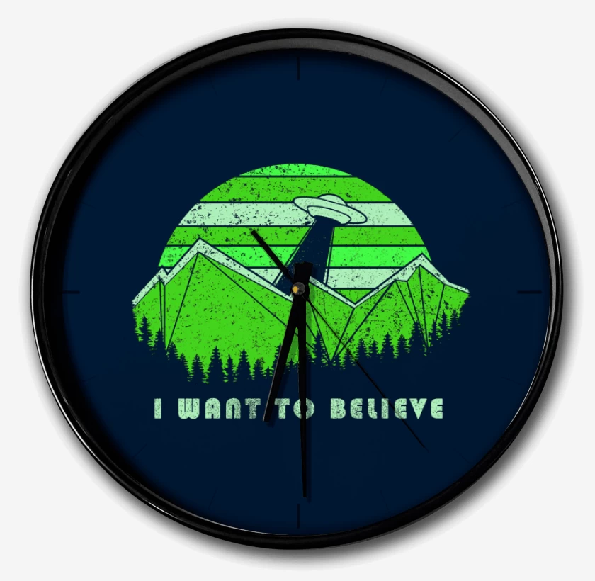 Reloj Azul Marino de I want to believe 