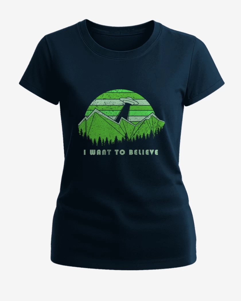 Polera de Mujer I want to believe 