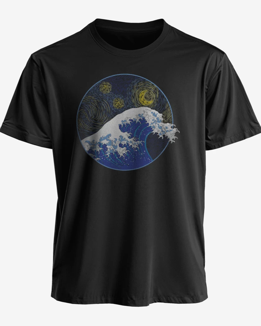 Polera La gran ola starry night