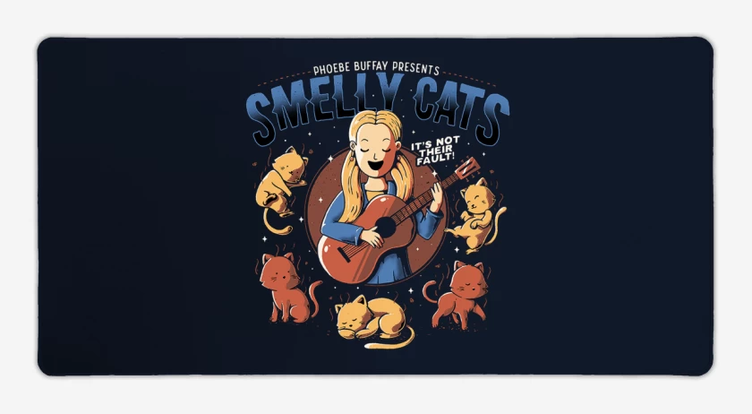 Mouse pad Gamer Azul Marino de Phoebe smelly cat
