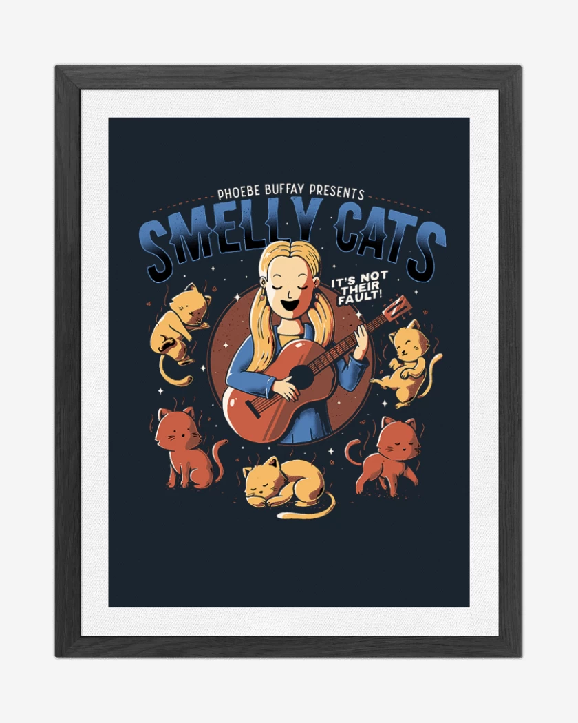 Cuadro decorativo Azul Marino de Phoebe smelly cat