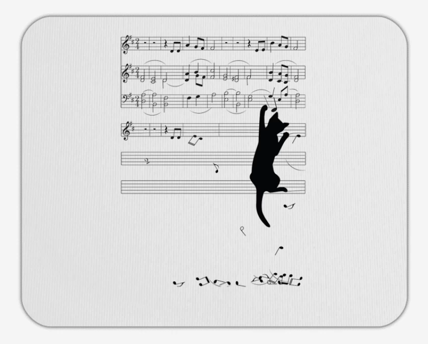 Mousepad Blanco de PENTACAT