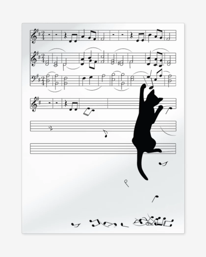 Print metalico Blanco de PENTACAT