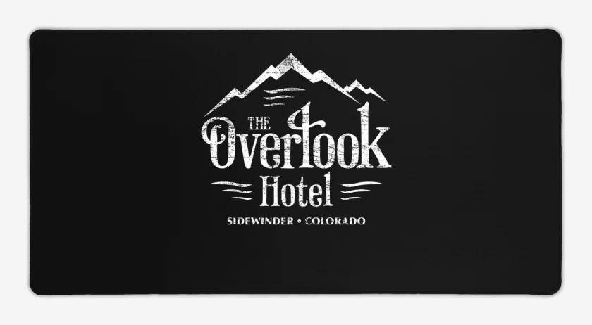 Mouse pad Gamer Negro de Overlook 3
