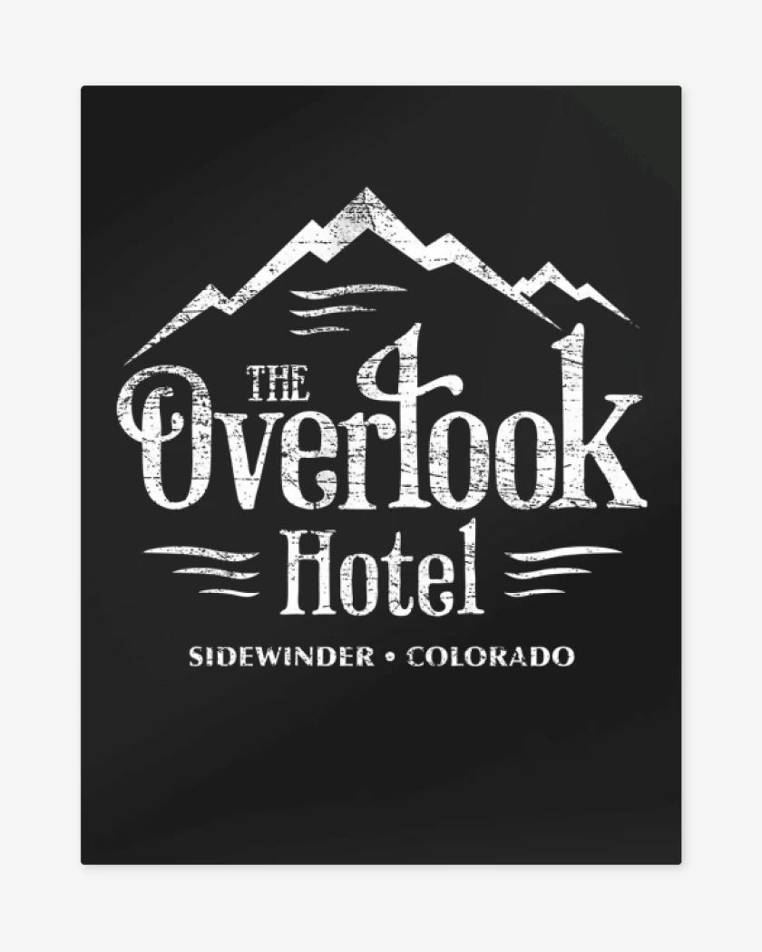 Print metalico Negro de Overlook 3