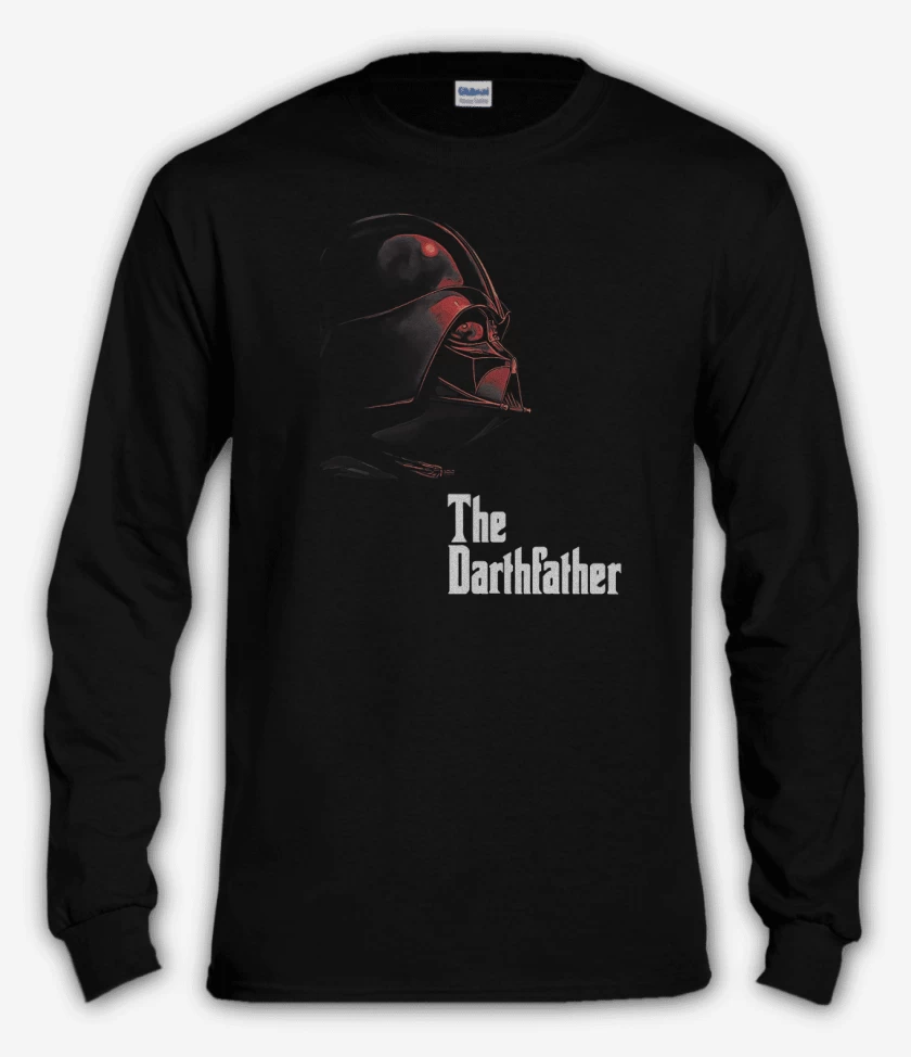 Polera manga larga Negro de SW - The DarthFather