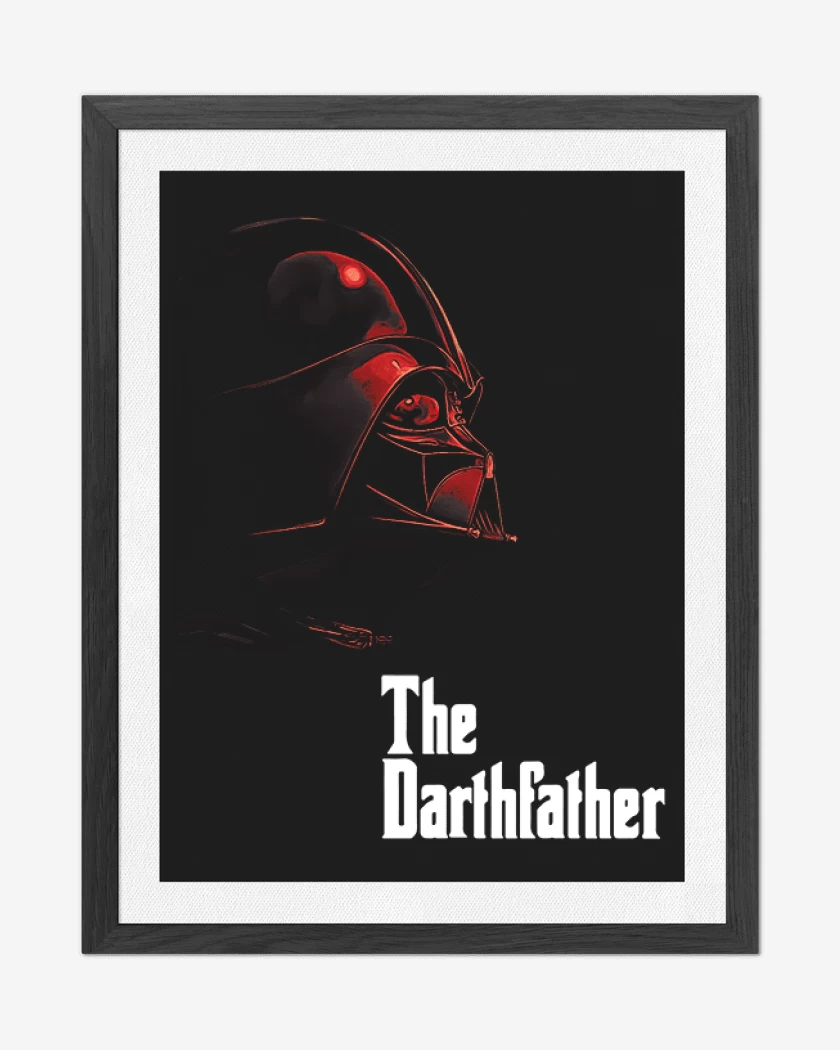 Cuadro decorativo Negro de SW - The DarthFather