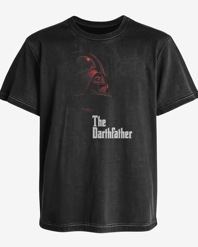 Polera desgastada Negro de SW - The DarthFather