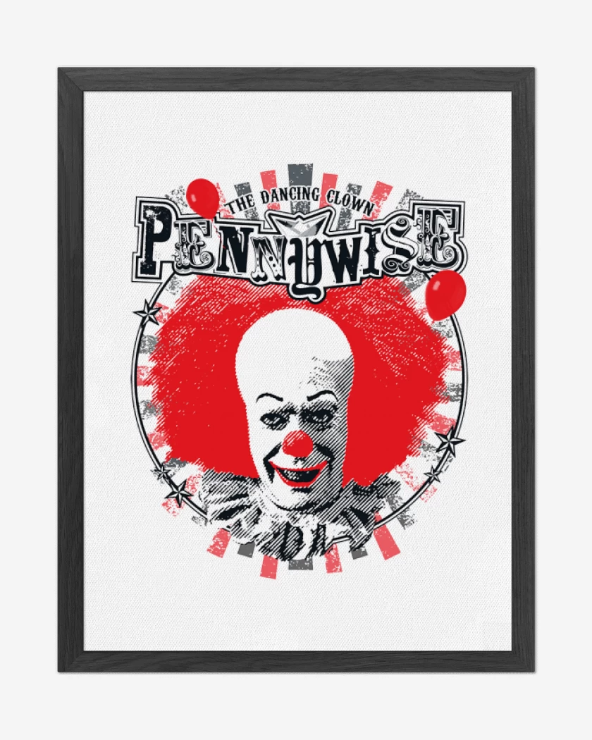 Cuadro decorativo Blanco de It the dancing clown