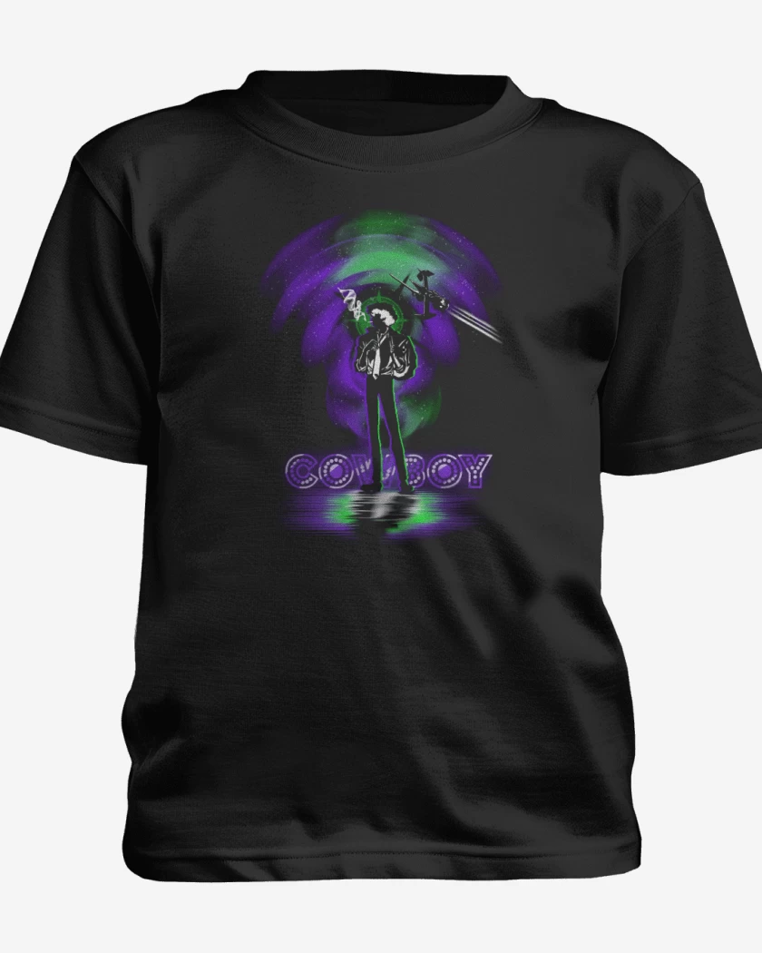 Polera de niño Negro de Space cowboy bebop