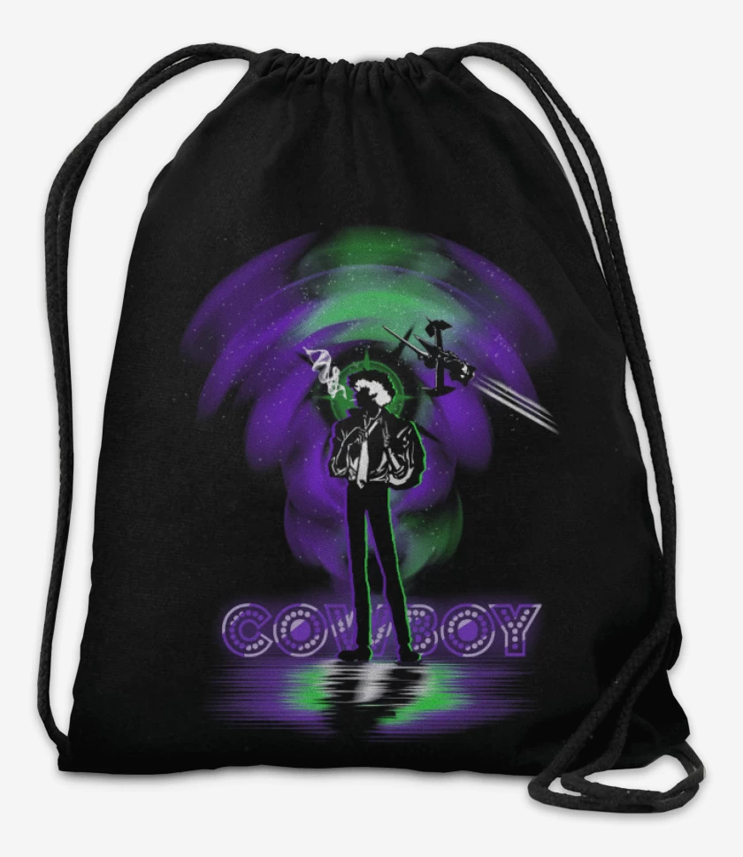 Mochila Negro de Space cowboy bebop