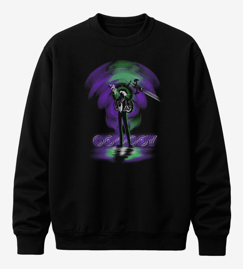 Poleron polo Negro de Space cowboy bebop