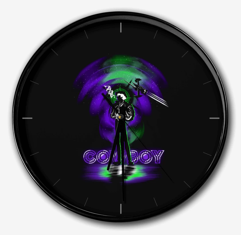 Reloj Negro de Space cowboy bebop