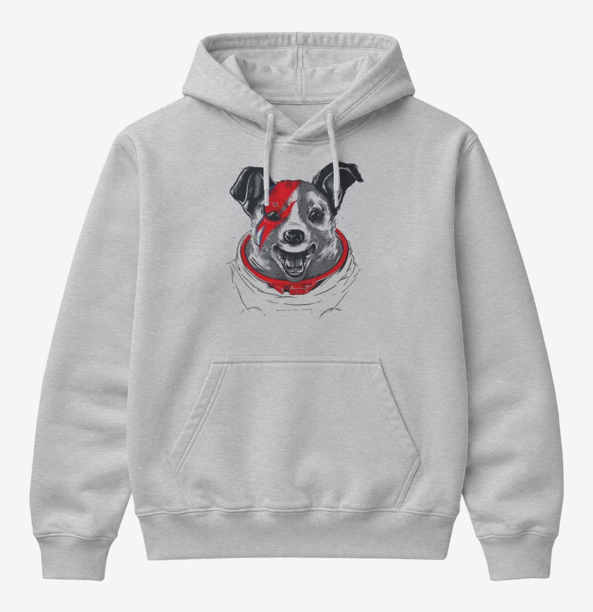 Poleron Canguro básico Gris Melange de Laika stardust