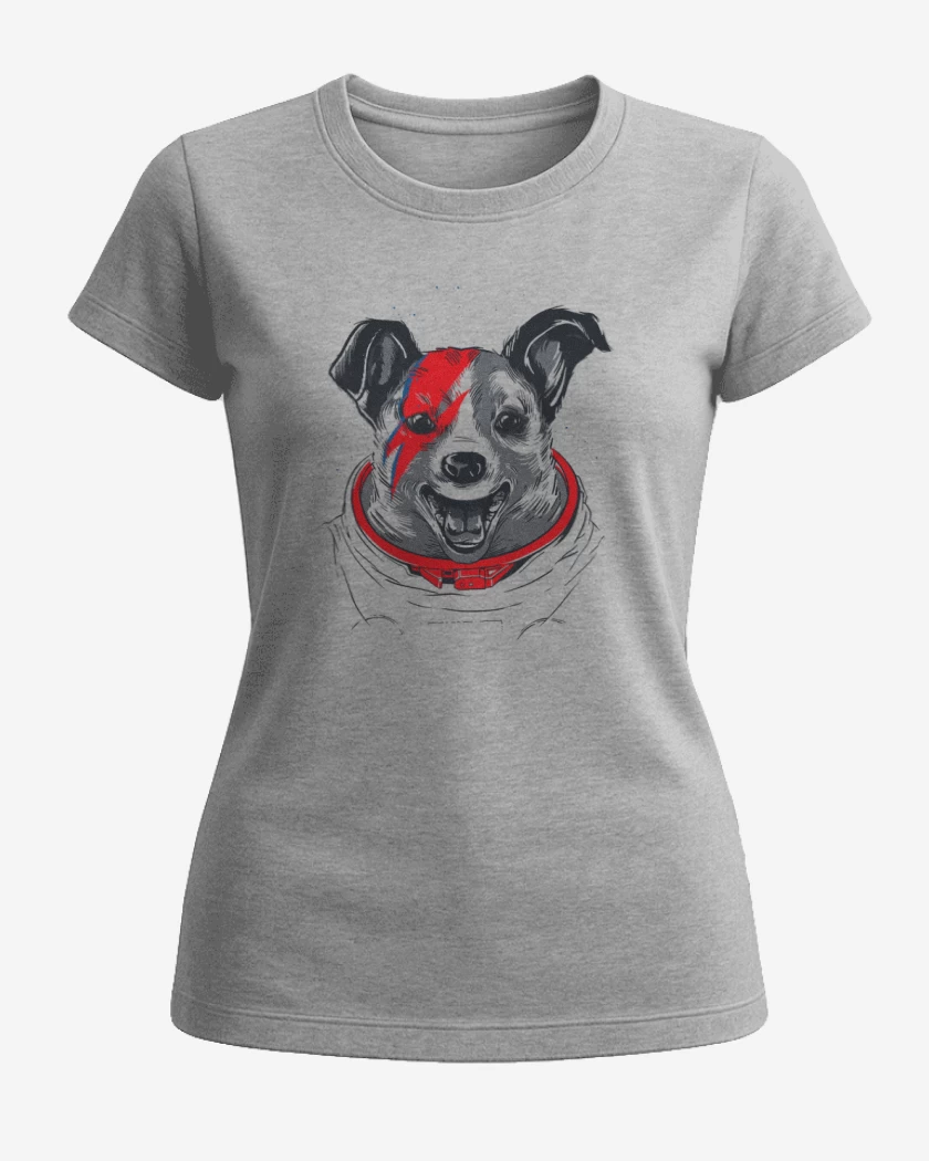 Polera de Mujer Gris Melange de Laika stardust