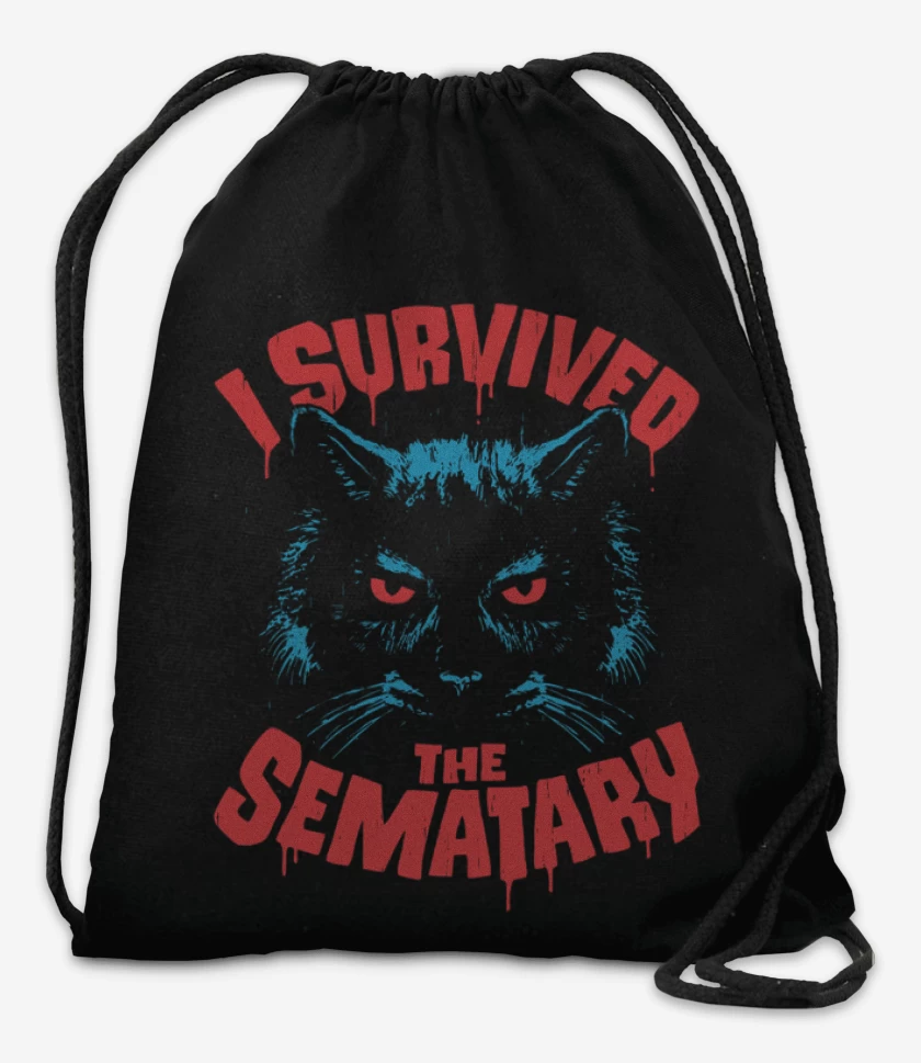 Mochila Negro de I survived the sematary