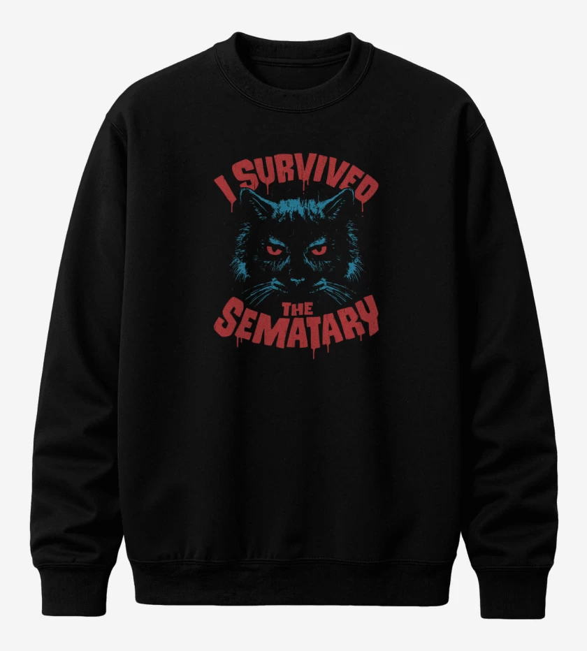 Poleron polo Negro de I survived the sematary