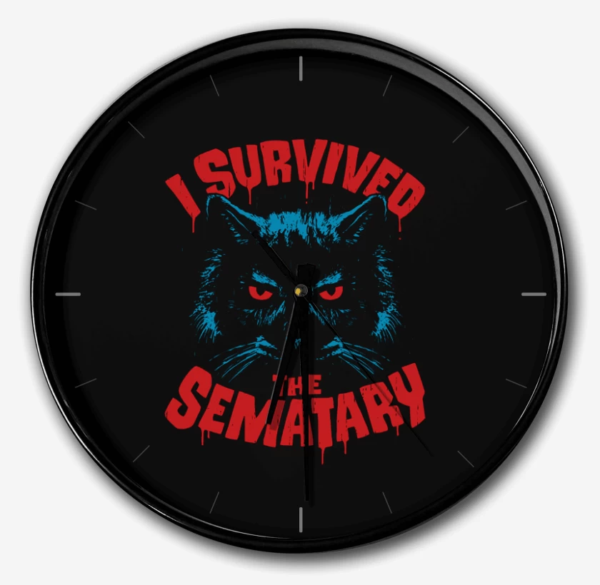 Reloj Negro de I survived the sematary