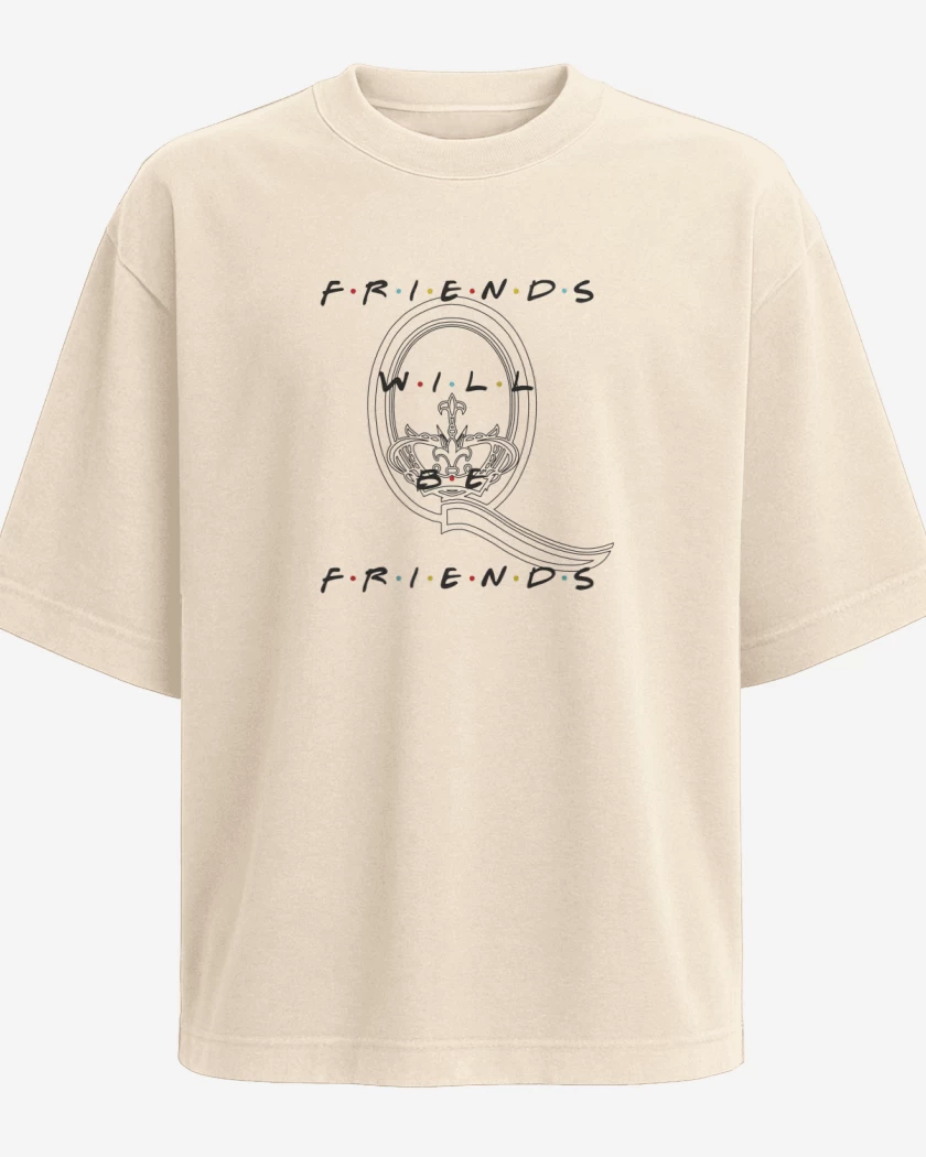 Polera Oversize Friends will be friends