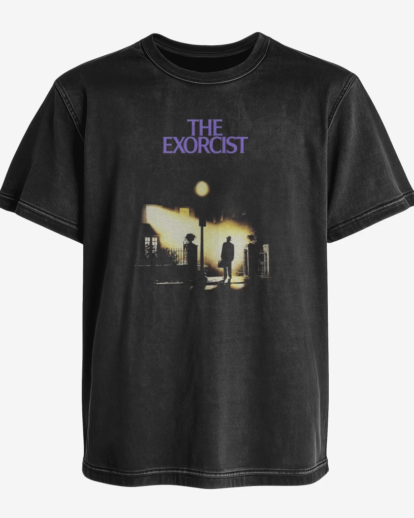 Polera desgastada The exorcist