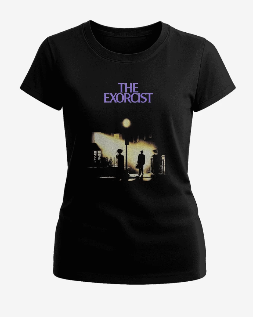 Polera de Mujer Negro de The exorcist