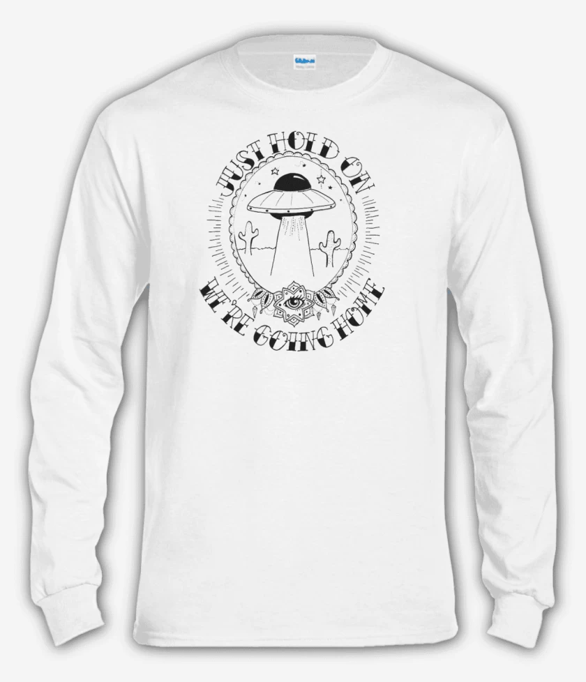 Polera manga larga Blanco de Going home