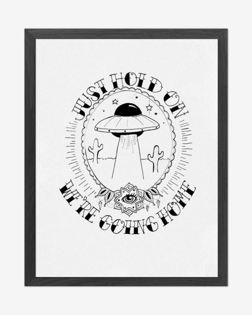 Cuadro decorativo Blanco de Going home