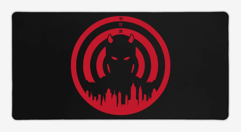 Mouse pad Gamer Negro de Daredevil