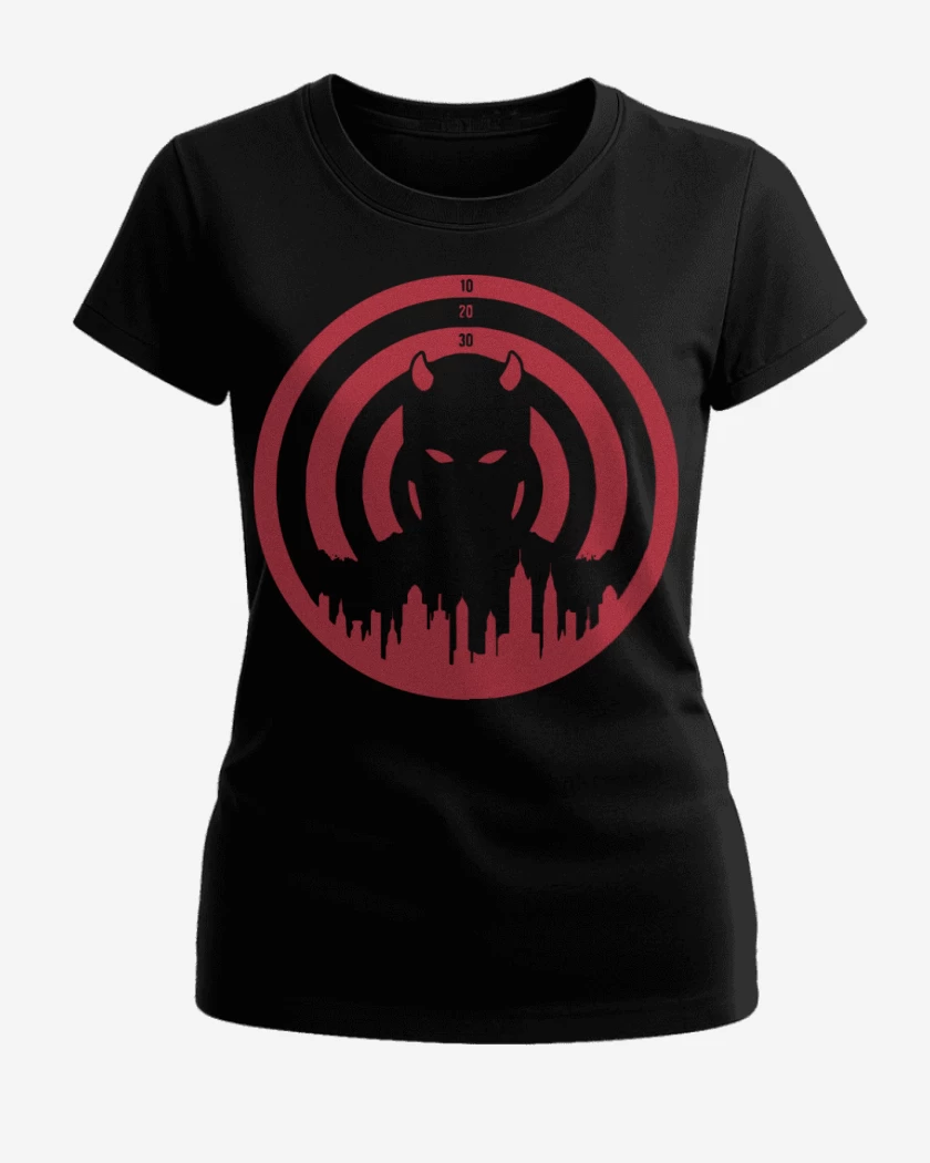 Polera de Mujer Negro de Daredevil