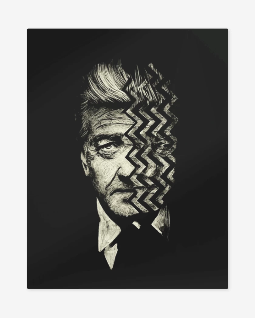 Print metalico Negro de Lynch