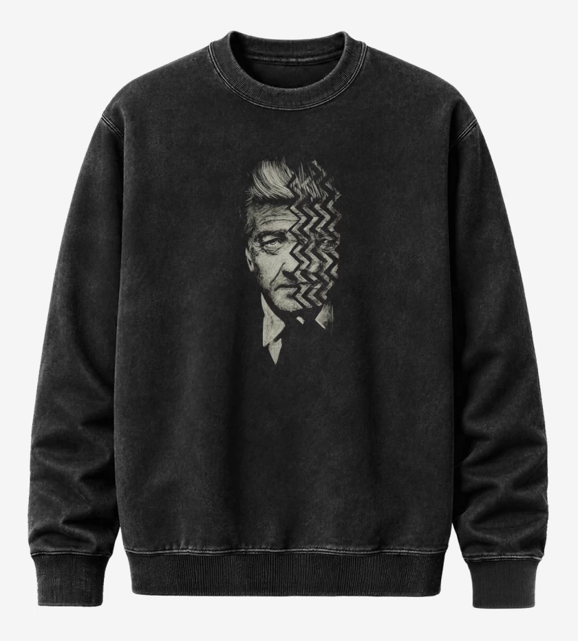 Poleron Polo Acid Wash Negro de Lynch