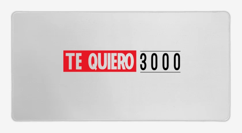 Mouse pad Gamer Te quiero 3000