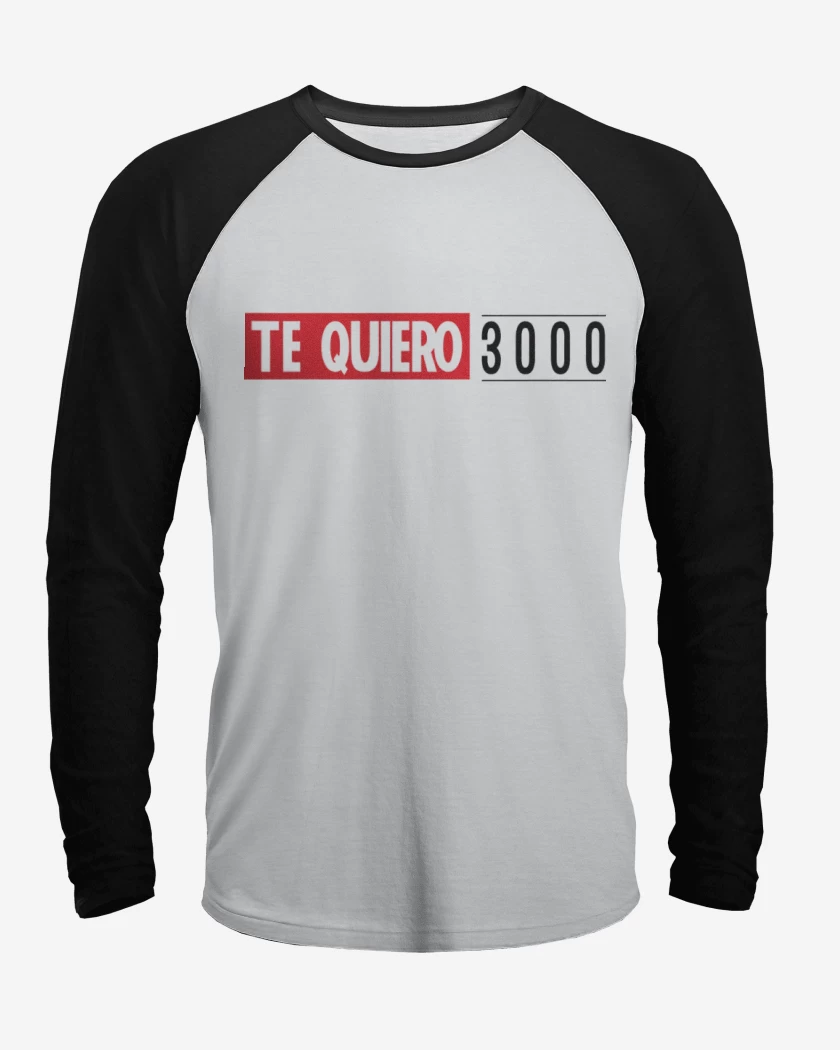 Polera Raglan Te quiero 3000