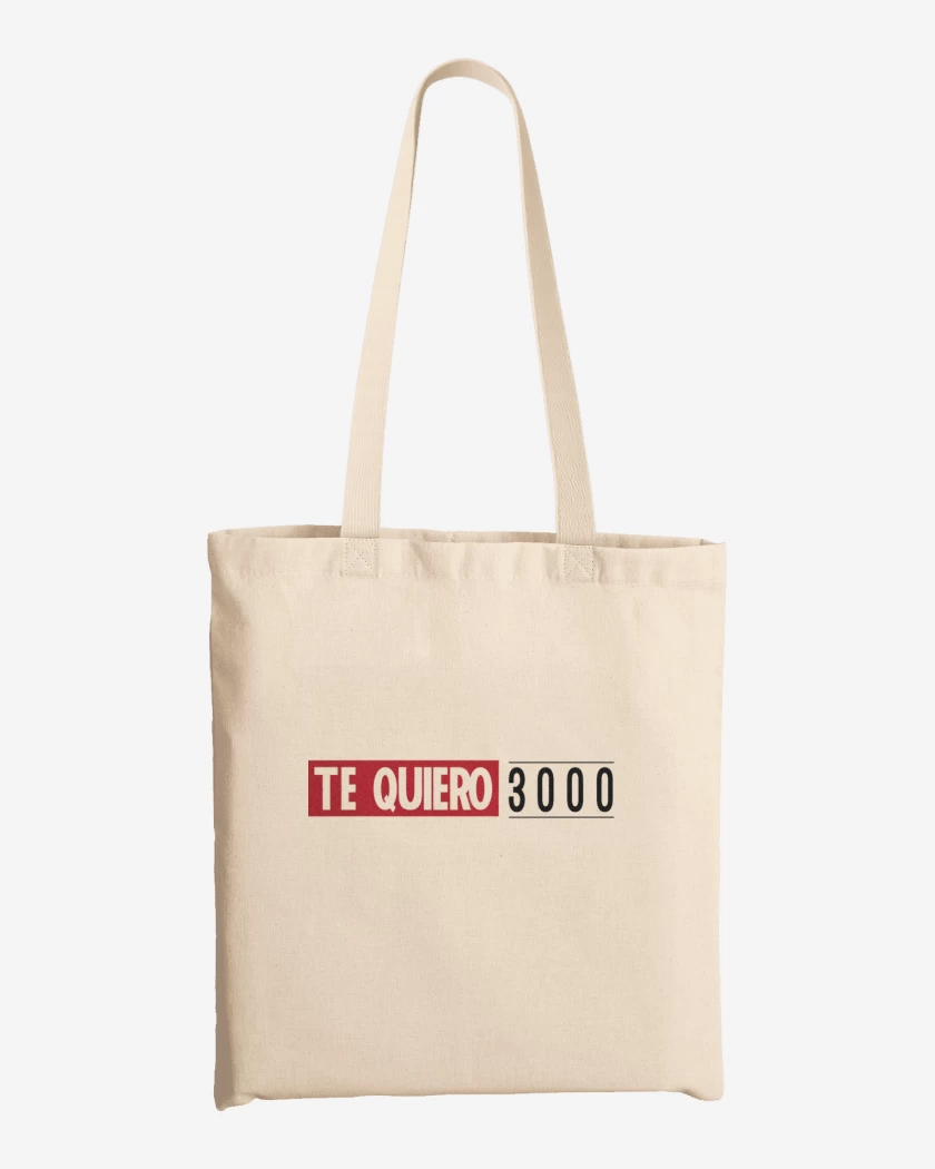 Totebag Te quiero 3000