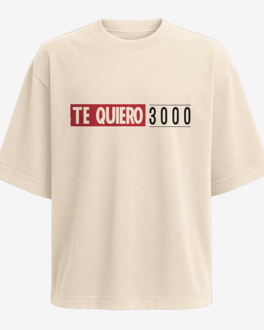 Polera Oversize Beige de Te quiero 3000