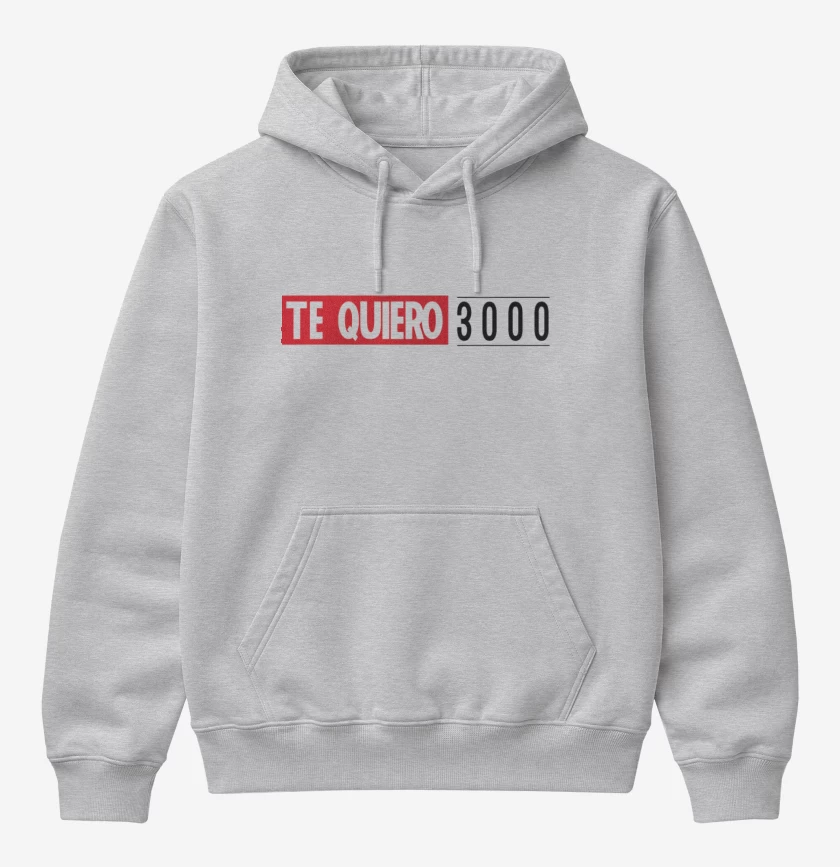 Poleron Canguro básico Te quiero 3000