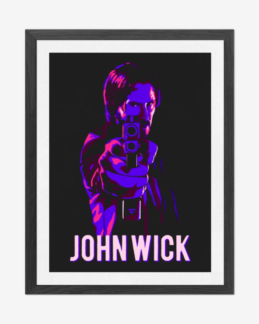 Cuadro decorativo Negro de John Wick