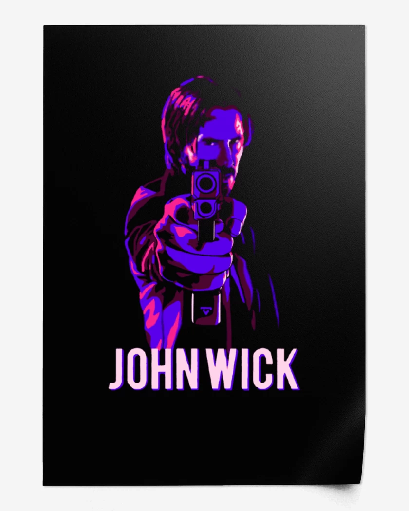 Print Negro de John Wick