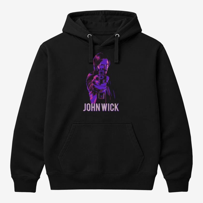 Polerón Canguro Negro de John Wick