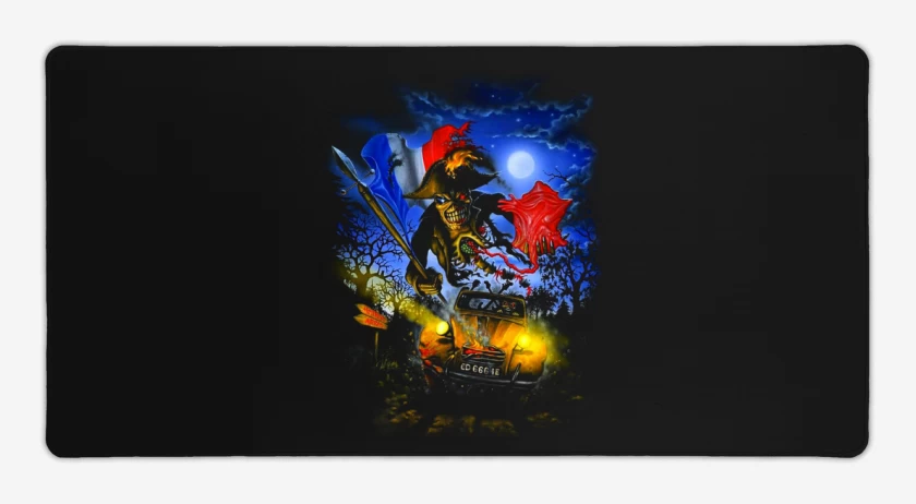 Mouse pad Gamer Negro de Iron Maiden