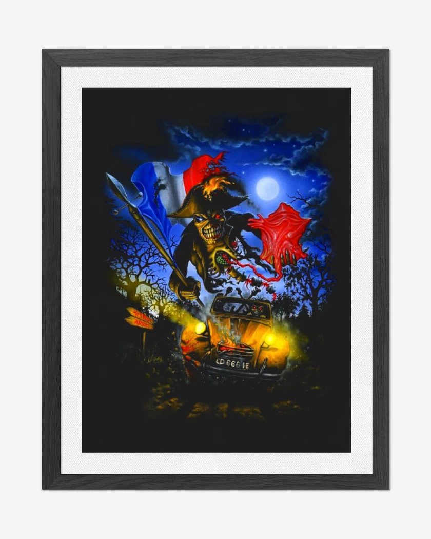 Cuadro decorativo Negro de Iron Maiden