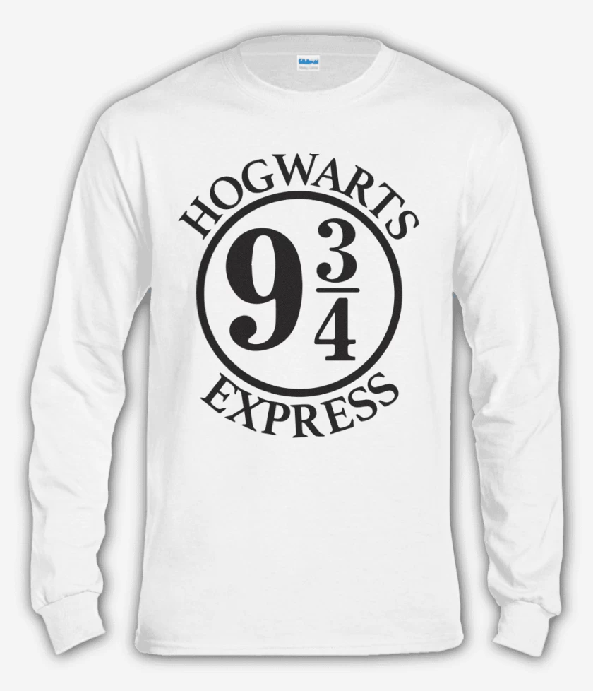 Polera manga larga Blanco de Hogwarts Express