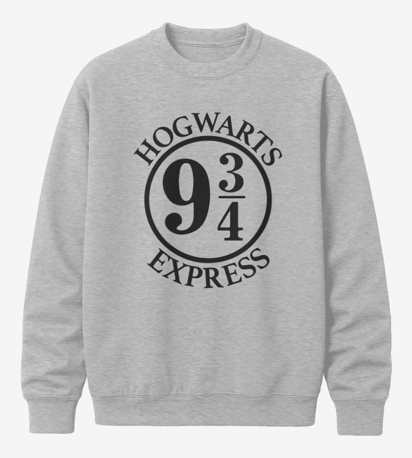 Poleron polo Gris Melange de Hogwarts Express