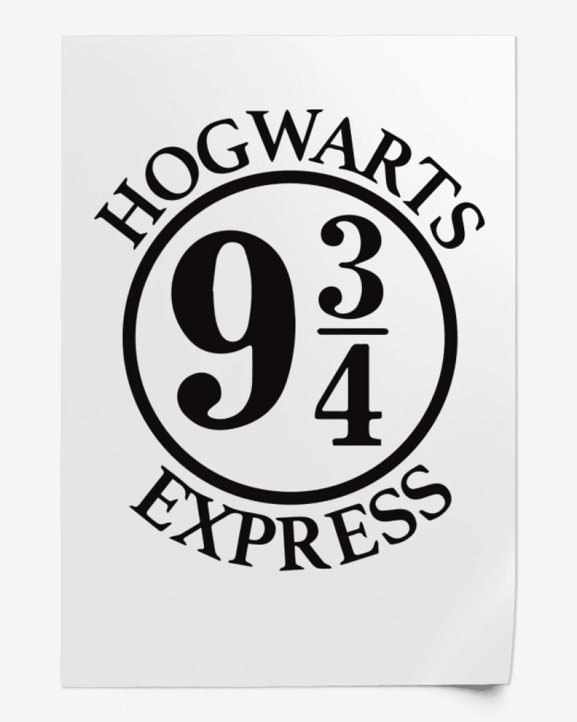 Print Blanco de Hogwarts Express