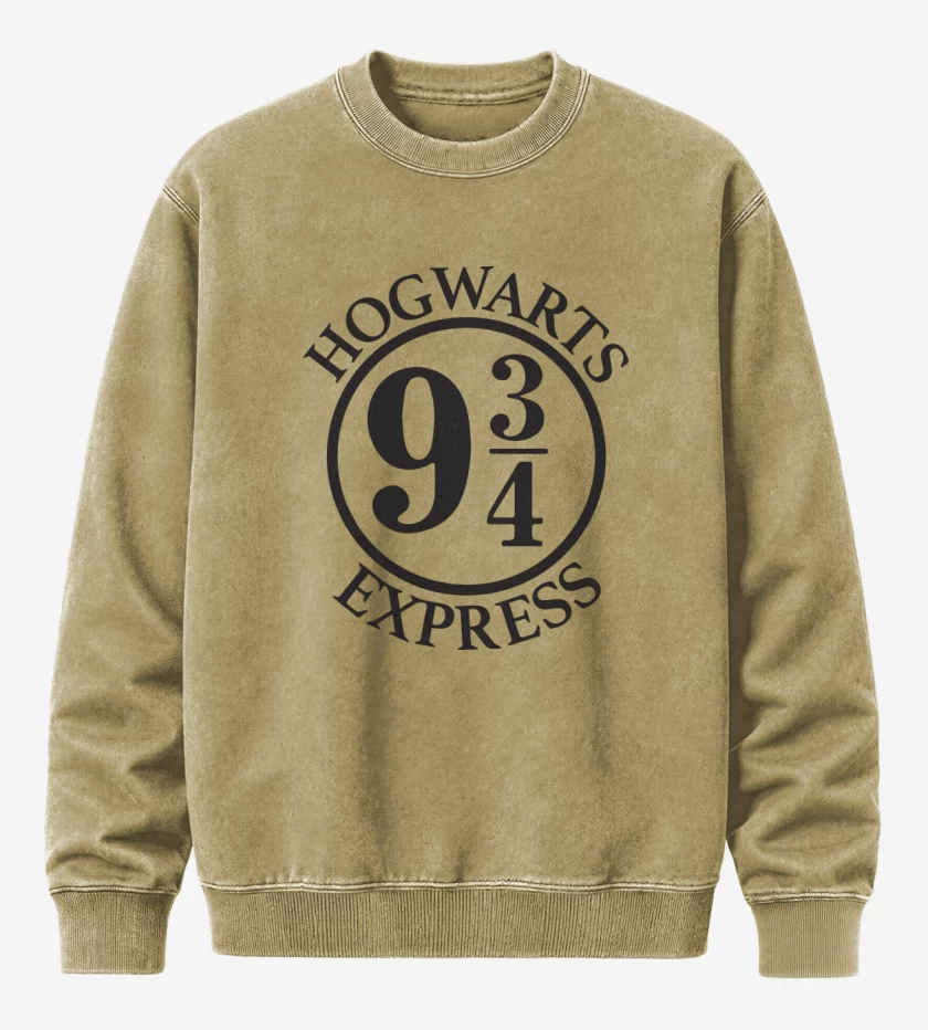 Poleron Polo Acid Wash Beige de Hogwarts Express
