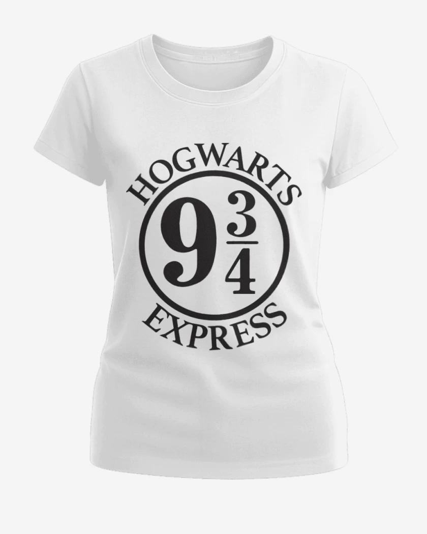 Polera de Mujer Blanco de Hogwarts Express