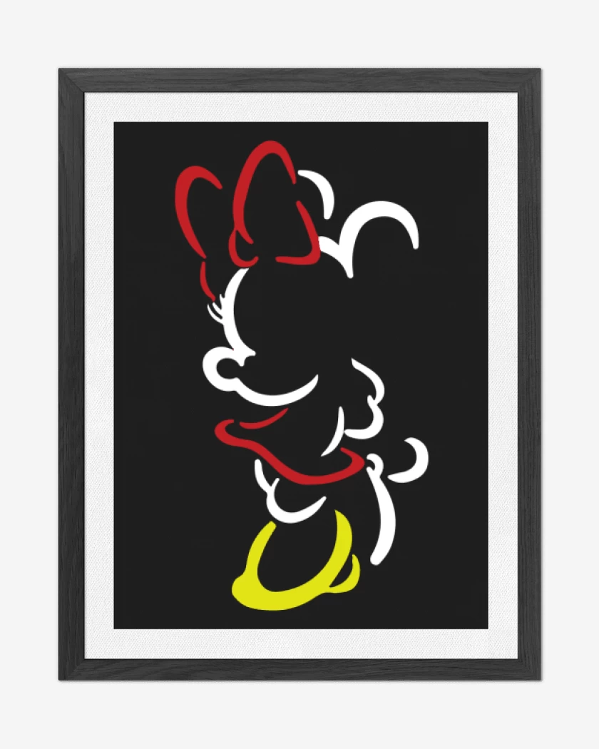 Cuadro decorativo Mickey y Minnie